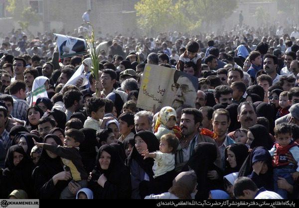 سفر مقام معظم رهبری به زنجان 1382