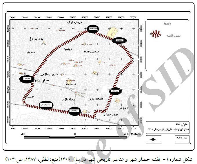 جغرافیای انسانی زنجان - شهر زنجان - زنجان قدیم