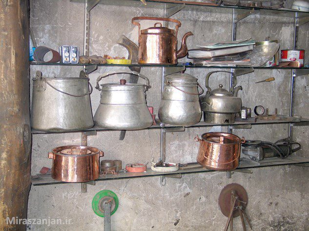 مس زنجان - مسگری زنجان - ظروف مسی