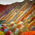 کوه های رنگی آلا داغ لار ماهنشان - تپه های رسی آلا داغ لار زنجان