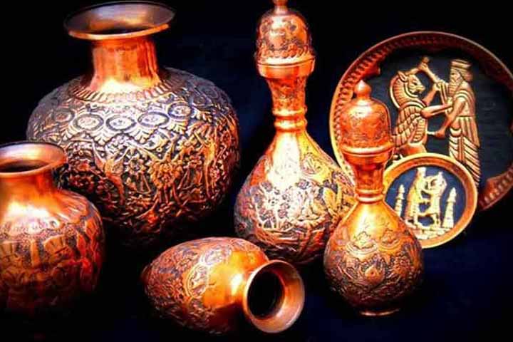 مس زنجان - مسگری زنجان - ظروف مسی