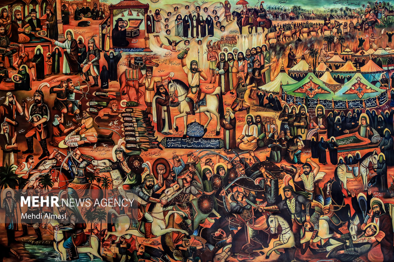 استاد حسین محمودی - زنجان - قلم زنی
