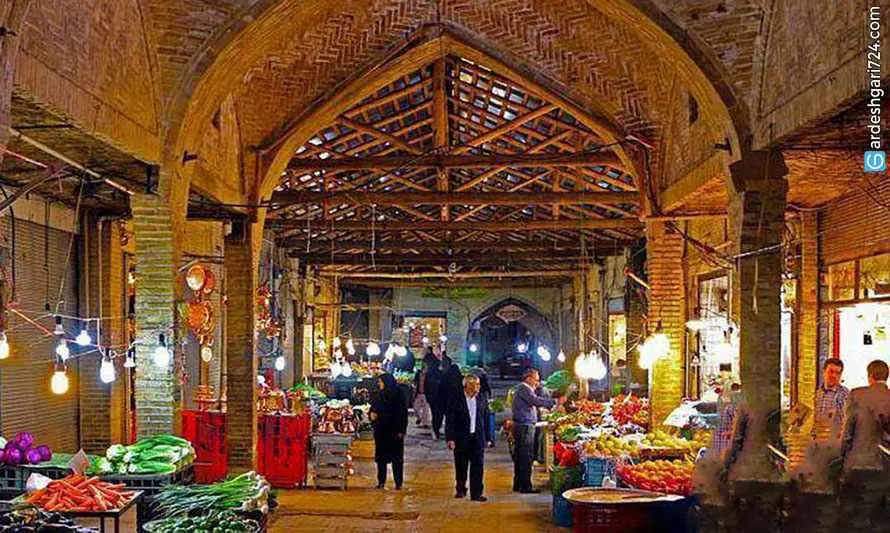 بازار تاریخی زنجان بزرگترین بازار سرپوشیده ایران