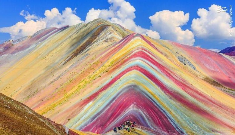 کوه های رنگی آلا داغ لار ماهنشان - تپه های رسی آلا داغ لار زنجان