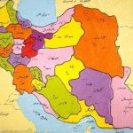 نقشه استان های ایران دهه 60 - استان زنجان