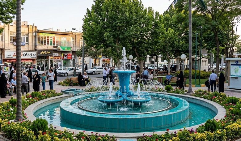 سبزه میدان؛ قلب همیشه تپنده زنجان 1 سبزه میدان زنجان