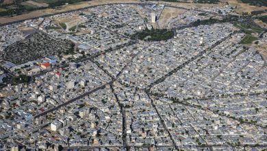 عکس هوایی زنجان