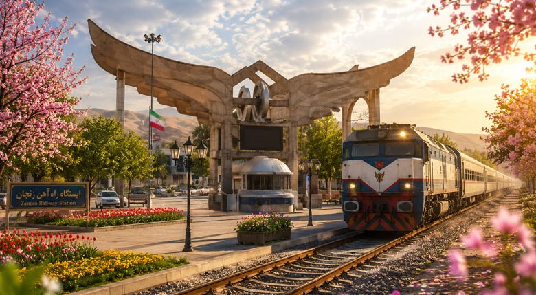 راه آهن زنجان قطار